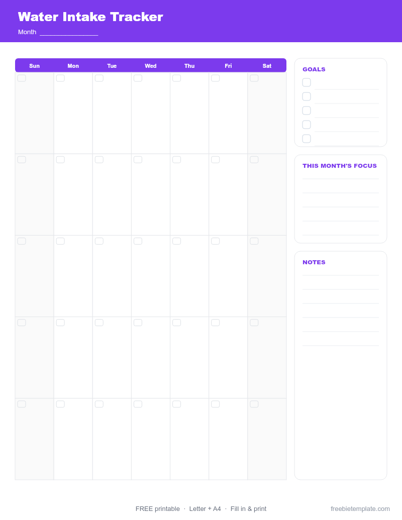 Water Intake Tracker
