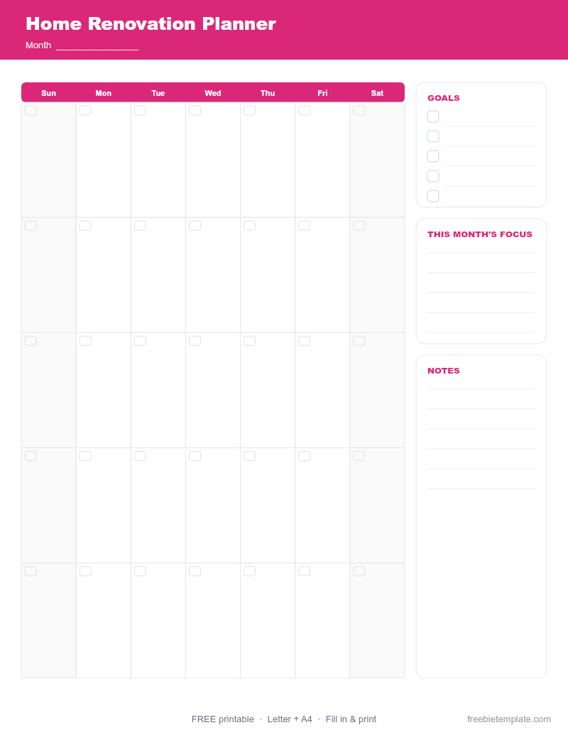 Home Renovation Planner preview