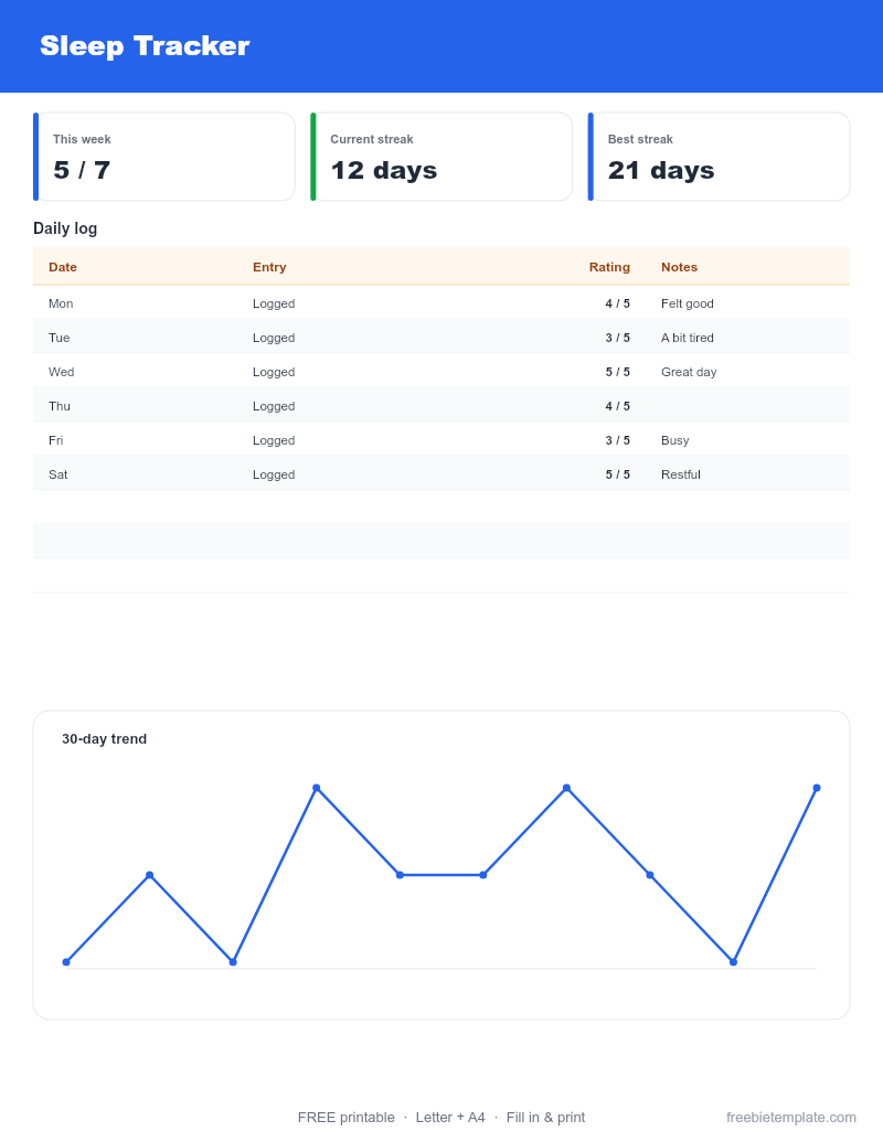 Sleep Tracker preview